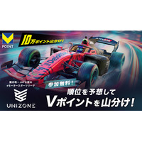 【 8/29開催 Rd.4 UNIZONE × QUESTPARK 】「順位を予想して合計10万Vポイント山分け」キャンペーン実施のご案内