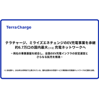 テラチャージ、ミライズエネチェンジのEV充電事業を承継　約6.7万口の国内最大（※1）充電ネットワークへ