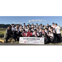 《イベントレポート》Jリーグクラブ福島ユナイテッドFC選手と社員約40名が稲刈り！お米を福島県内のこども食堂へ寄付
