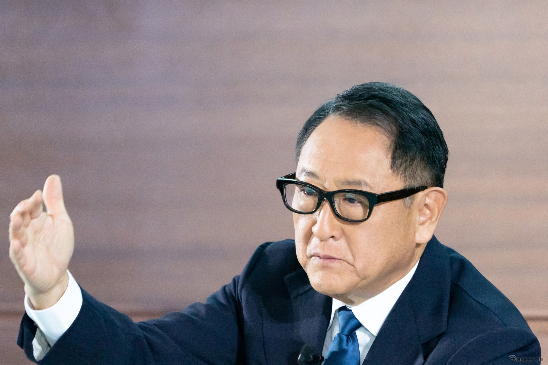 トヨタ自動車の豊田章男会長(1月30日)