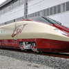 2014年に登場したフリーゲージトレインの最新試験車両FGT9001~9004。フリーゲージトレインは、九州新幹線西九州ルートに続き、北陸新幹線への導入も事実上断念されたものの、軌間が異なる在来線を想定して、技術開発が継続されることになった。